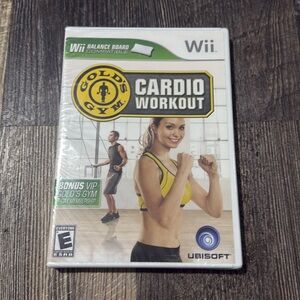 Gold’s Gym Cardio Workout Nintendo Wii Game New Sealed Balance Board Compatible